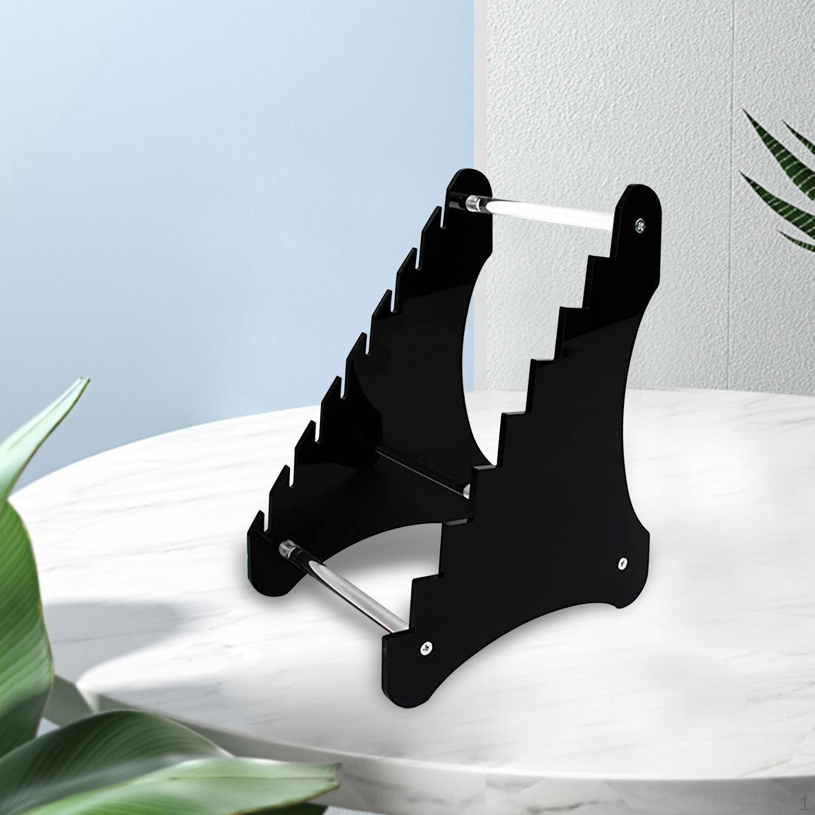 Элегантный держатель ножа с подставкой для меча для коллекционных лезвий clear — фото 8