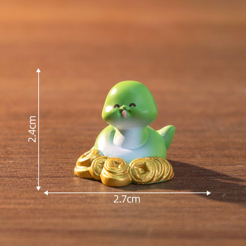 Creative Yuanbao makes a fortune with twelve zodiac figurines, cute toys, DIY decorations, accessories, and mini ornaments