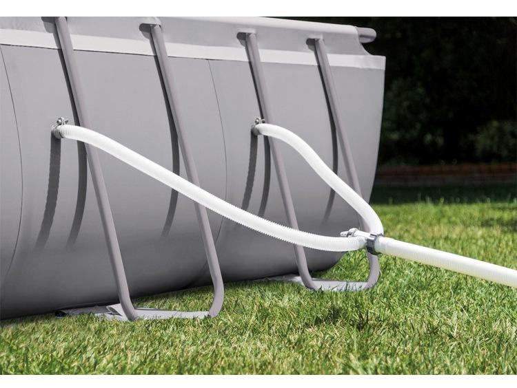 INTEX 26364 Super Large Family Rectangular Frame Pool with Complete Accessories