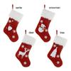 Xmas Stocking with Light Hanging Loops Xmas Stocking Decoration for Holiday Decor Snowman Type