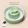 Ciotola Dispenser d'Acqua in Ceramica per Gatto e Cane con Fontana a Circolazione Automatica