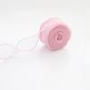 10 yards Rotolo di nastro di organza di colore pieno con bordo ondulato a coda di pesce per bouquet di fiori, regali, confezioni, decorazioni per feste di nozze