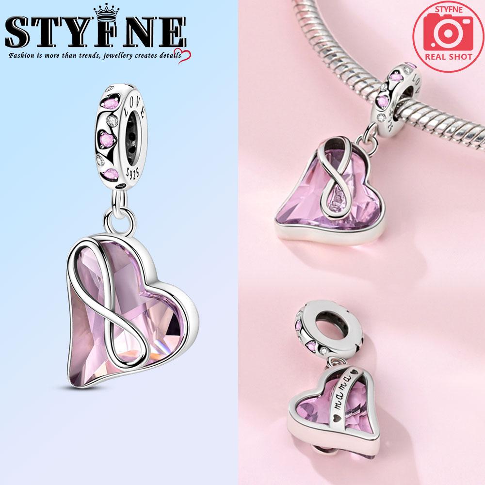 Copper Infinity Love Dangle Charms Like Snake Entangle Beads Fit Original Bracelet Diy Fine Jewelry Gifts For Women
