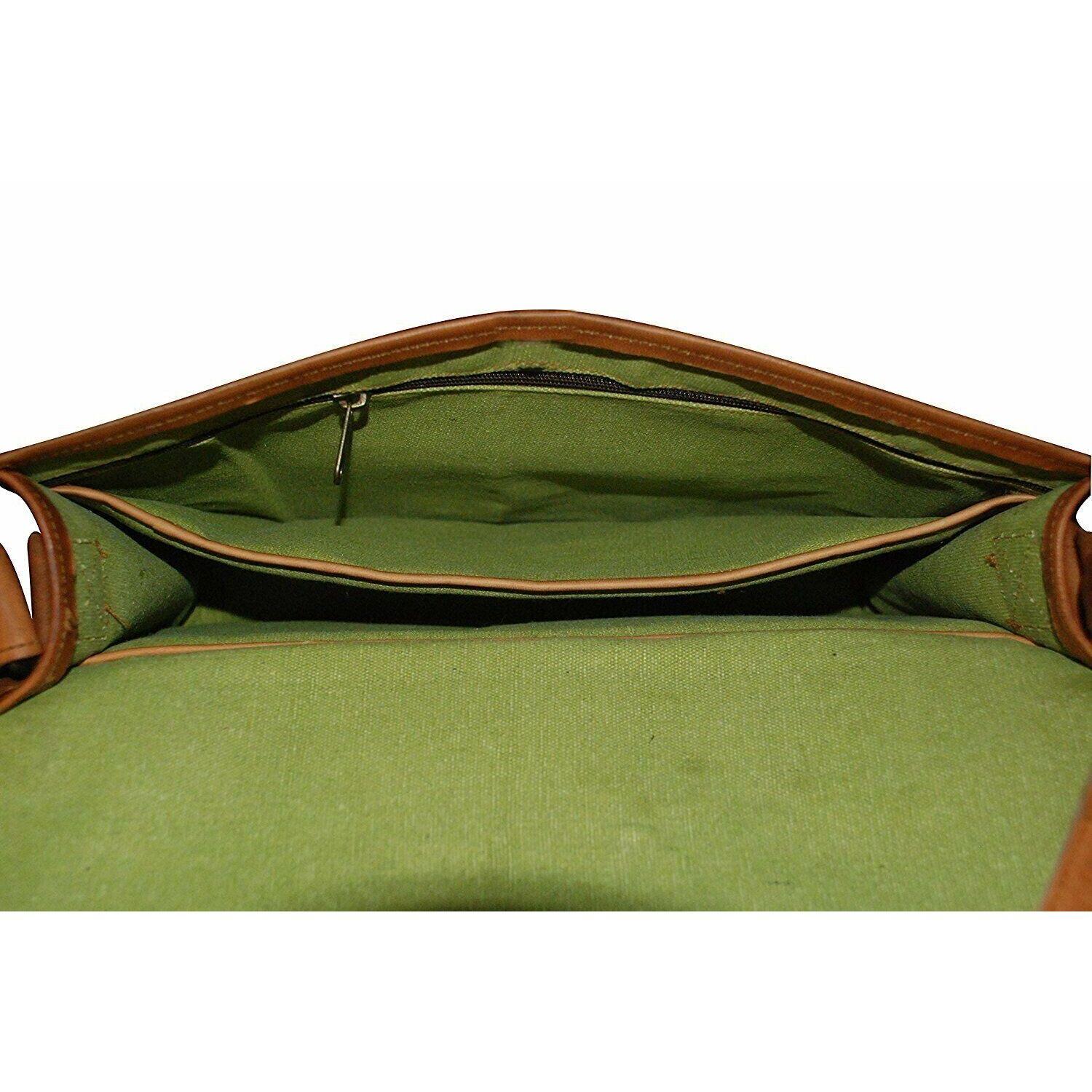 Новая мужская сумка из натуральной козьей кожи — фото 5