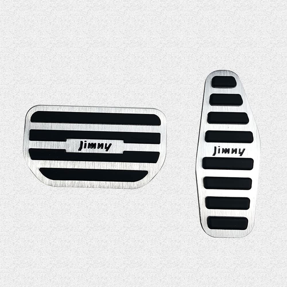 

BOYOUS Suzuki Jimny JB74W Automatic Aluminum Pedal Designed for and Set [Latest Model] JB64W/Sierra Covers, Tool-Free, AT, Scratch-Resistant,