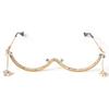 Y2k Rhinestone Glasses Frames Sparkling Girl Face Decoration Trendy Eyeglass Frame  Cosplay
