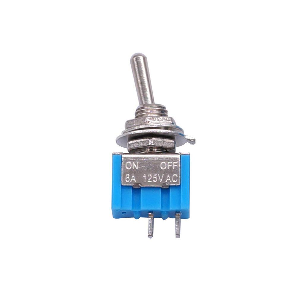 New Mini Toggle Switch 2Pin 2 Position Miniature Toggle Switch 6A 125V For Car Truck