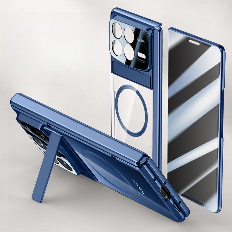 Suitable for Xiaomi Mixfold4 Phone Case, Film, All-in-one Foldable Screen, Anti-drop Stand, Magnetic Attraction, Business Men