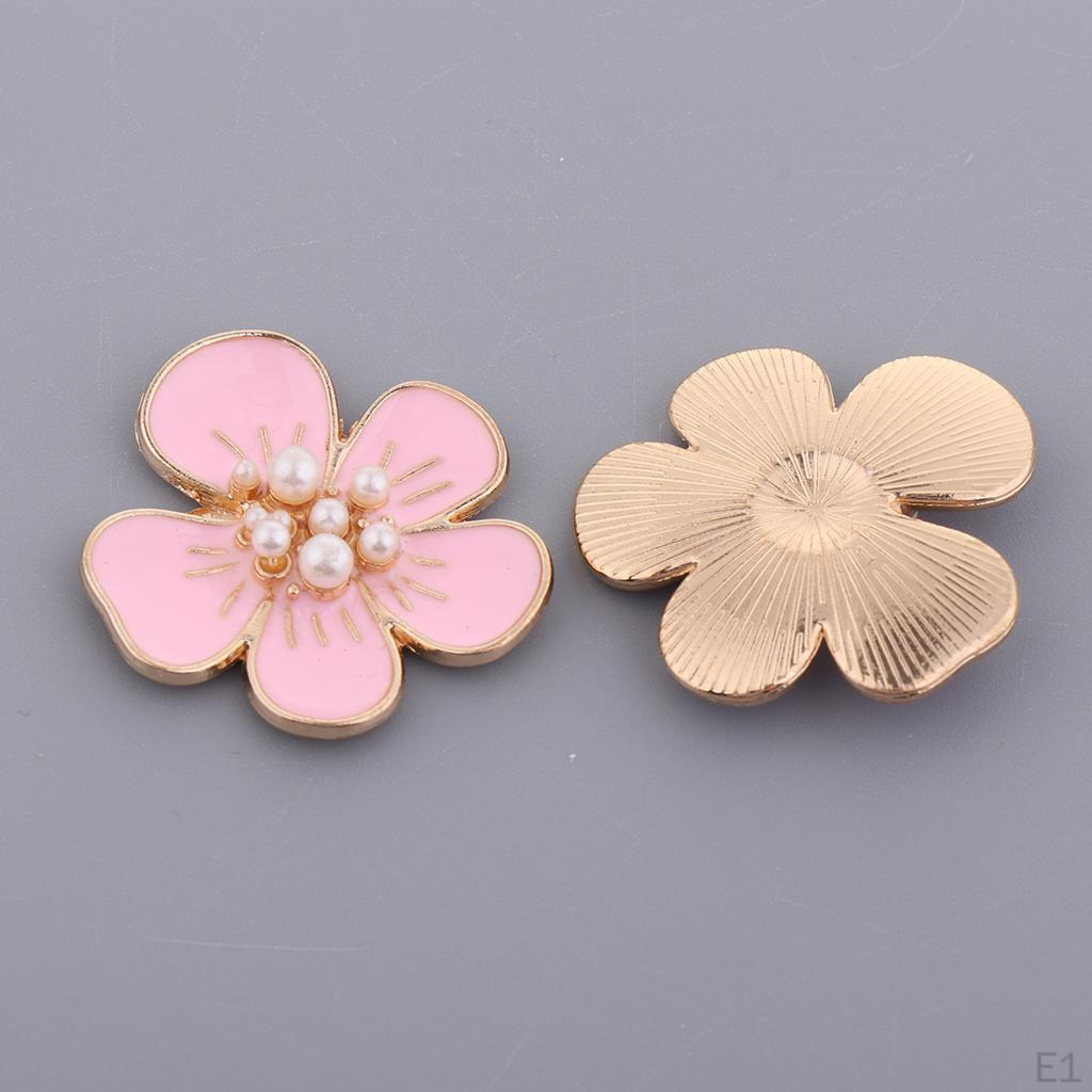 10 5 Crystal Flatback Flower Button for Wedding