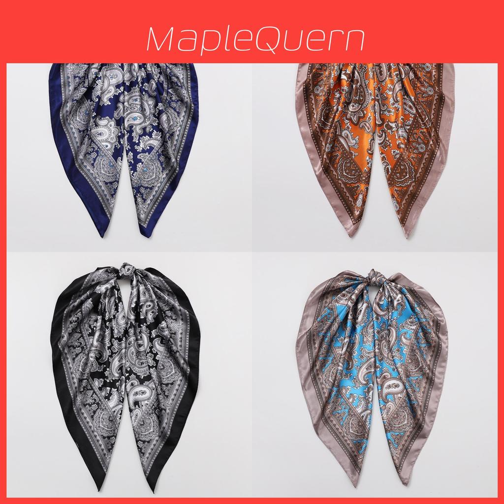 Foulard in Seta con Fiore di Anacardio per Donne e Uomini in Tessuto Raso per Uso Primavera Estate Autunno Inverno
