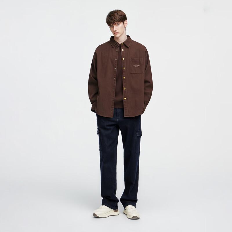 Giovanni Valentino Men's Brushed Loose Straight-Leg Jeans