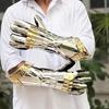 Handcrafted Stainless Steel Medieval Armor Gauntlets Shining Knight Gloves with Star Sign Detailing for LARP, Cosplay Renaissance Battle