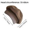 Warm Women's Duck Tongue Beret Breathable Vintage Newsboy Hats Adjustable Pleated Berets  Women Men