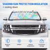 Car Windshield Sun Shade UV Reflective Sun Visor Protection Cover For Toyota Sienna XL30 XL40 2010-2026