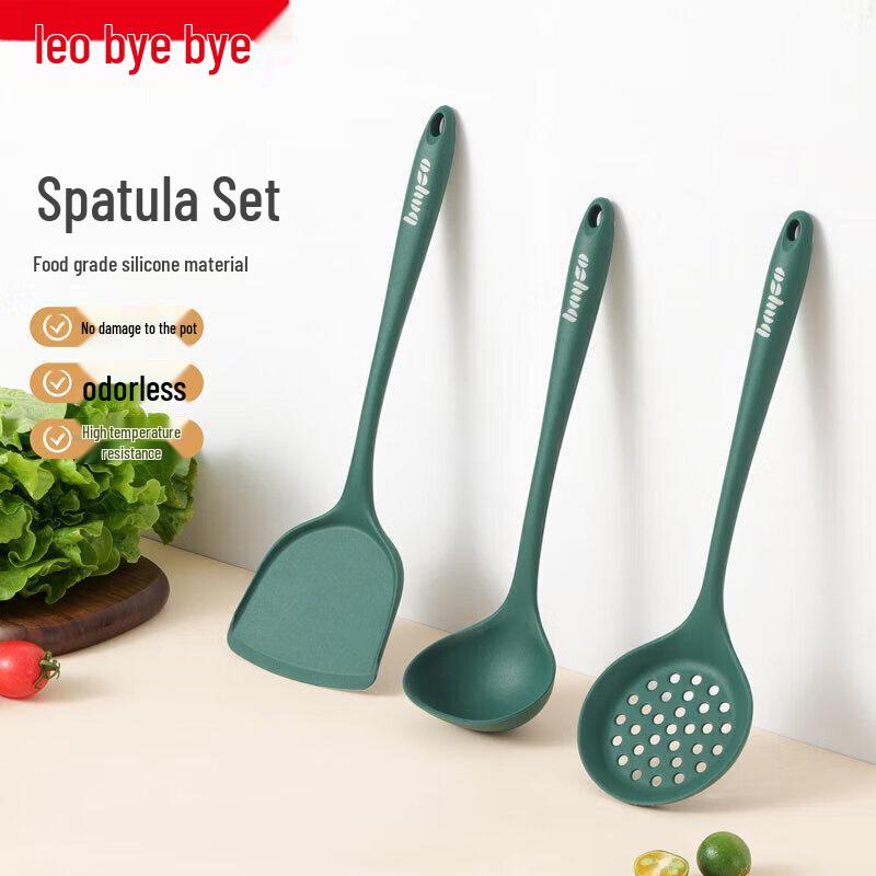 Bayco Heat-Resistant Silicone Cooking Utensil Set