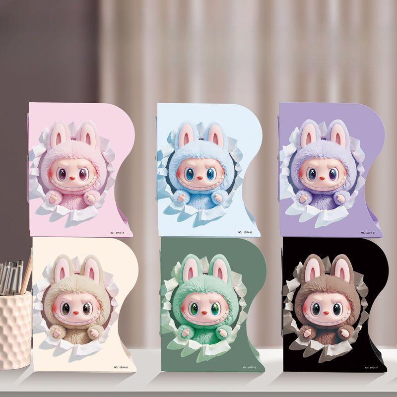 Extendable Bookstand, Thickened Bookshelf, Desktop Book Storage Rack, High School Student Baffle, Book Clip Folding and Fixed