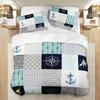 3D Printed Anchor Bedding Set Anime Duvet Cover Set Boys Girls Twin Queen Size Duvet Cover Set With 1-2Pillowcase Home Decor