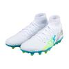 Li-Ning Comfortable Breathable Synthetic Leather Shock Absorbing Football Shoes Men Football Shoes White YSFU013-1
