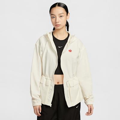 Nike Sportswear AS W NSW TREND WVN JKT GCEL Jackets & Coats Women s Wh M