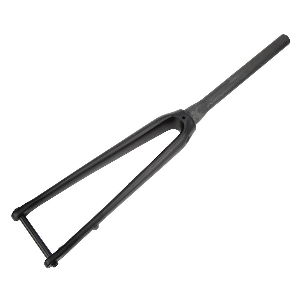 Garfo Dianteiro de Bicicleta Full Carbon para Estrada com Tubo Cônico e Eixo de Barril para Freio a Disco