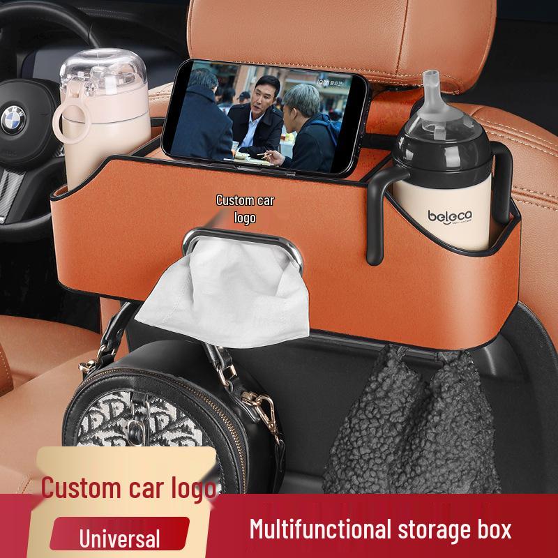 Luxgen Car Seat Back Organizer: Multifunctional Hanging Storage Box