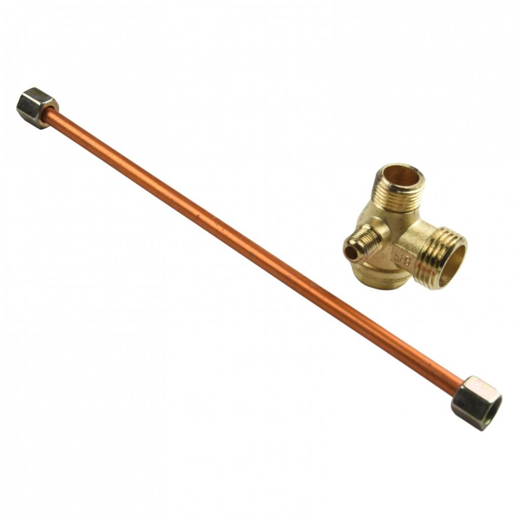 Zestaw 2 części sprężarki powietrza Pompa oleju sprężarki powietrza z 3 portami