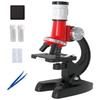 Student Microscope Set 100x 1200x Led Light Educational Science Kit For Kids Biology Experiment