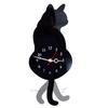 Rocking Tail Cat Hanging Clock Modern Children's Room Moving Tail Cat Clock Acrylic Mute Quartz Clock Acrylic Mirror Stickers