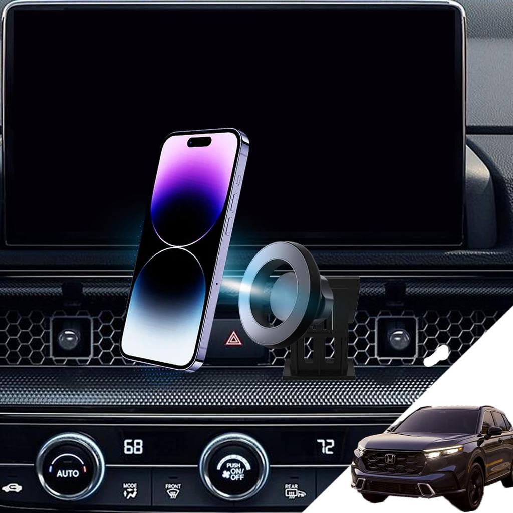 Honda CRV Cell Phone Holder for MagSafe Honda CRV Phone Mount Cr-v Mount Magnetic Phone Holder for Honda CRV 2024 Accessories Phone Holder 2023 2024