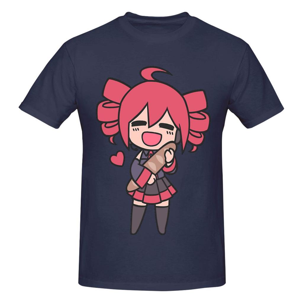 Unisex Kasane Teto Geschenke T-Shirt Vintage Baumwolle Rundhals T-Shirt Mann