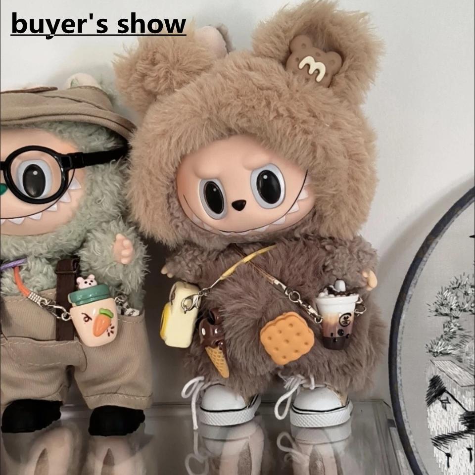 Labubu Doll Pendant Doll House Small Simulation Milk Tea Cup For Labubu Accessories Diy Toys For Labubu Dress Up Accessories