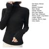 Women Sweater Turtleneck Long Sleeve Solid Color Bottom Tops High Elasticity Regular Fit Knitting Tops Knitwear