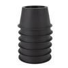6Pcs Furniture Risers Round Plastic Furniture Lift Riser For Bed Table Couch Black 2.8in