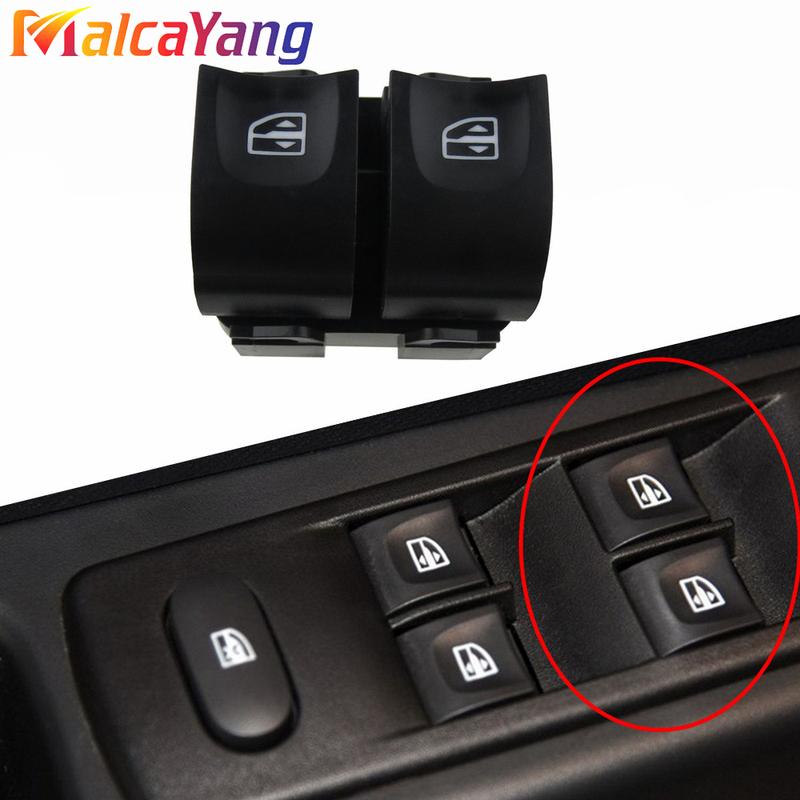 Car DOUBLE ELECTRIC WINDOW SWITCH LIFTER BUTTON 254118722R For RENAULT CLIO Mk4 TRAFIC Mk3 KANGOO Mk3 CAPTUR Mk1 Accessories