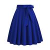 European & American Barbie Pink Plaid High-Waisted Midi Skirt - Cute, Sweet, Large-Swing A-Line.