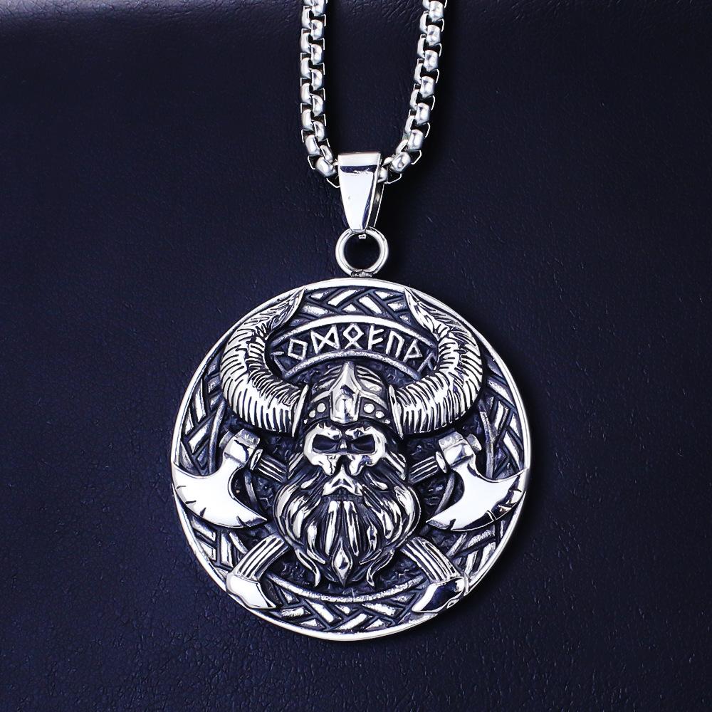 Necklace Retro Nordic Viking Men's Viking Norse Mythology Pendant