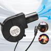 9733 DC12V 2 7A Blower Fan with Double Ball Bearings for Firewood BBQ Stove Charcoal Chimneys and Indoor Fireplaces