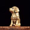 1 Peça de Enfeites de Latão Cão de Latão Próspero Personalizado Vintage Sólido Cão do Zodíaco Enfeites Lembrancinha de Chá Enfeites de Mesa Decoração