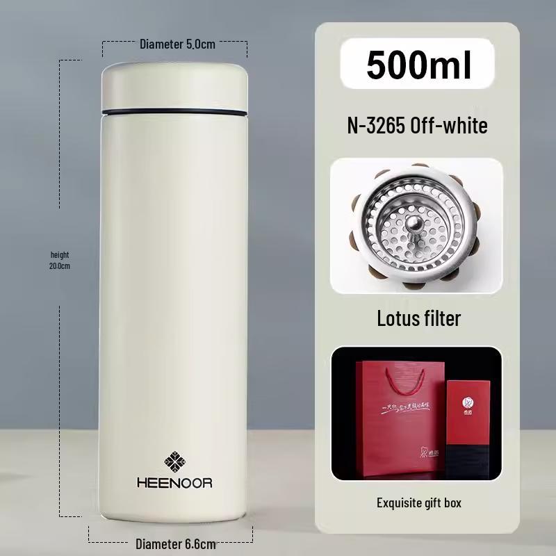 Heenoor 304 Stainless Steel Portable Thermos Bottle