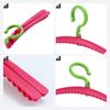 10Pcs Anti-Slip Folding Clothes Hangers Rotatable Clothes Holders Clothes Drying Rack  Wardrobe