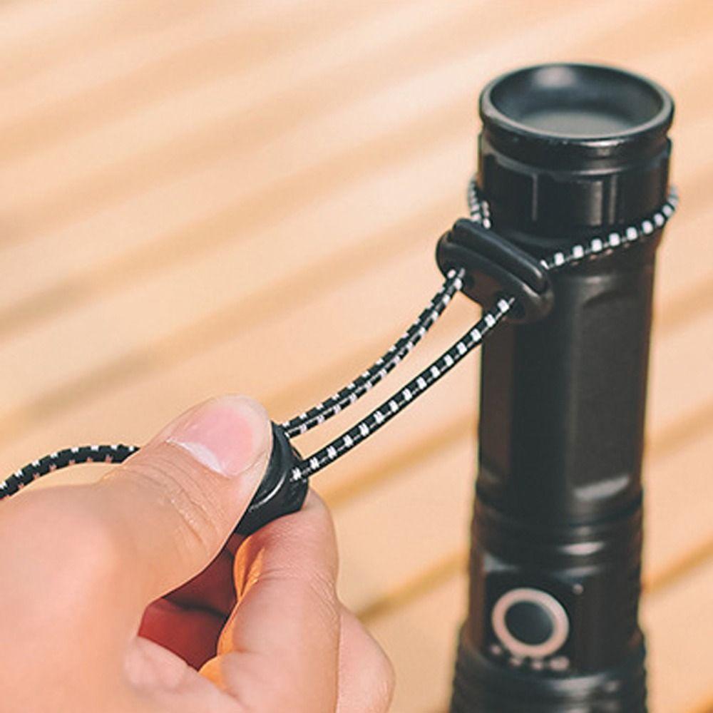 Fixing Tie Cord Elastic Rope Holder Walking Stick Holder Backpack Fixing Buckle Elastic String