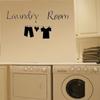 Removable Vinyl Decal Art Mural Laundry Room Quote Cloth Art Wall Sticker Decor