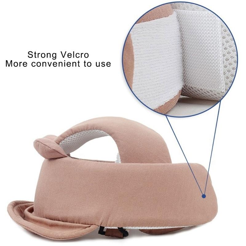 Prodyšná dětská bezpečnostní helma Klobouk Jednobarevný Lehký design Ochrana hlavy pro učící se chodit Batole Dítě