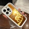 Ae121 Merry Christmas Santa design art Phone Cases for iPhone 16 14 13 11 Pro Max 15 7 8 6 Plus 12 mini XR XS Max SE Angel Eye Ladder Protective Cover