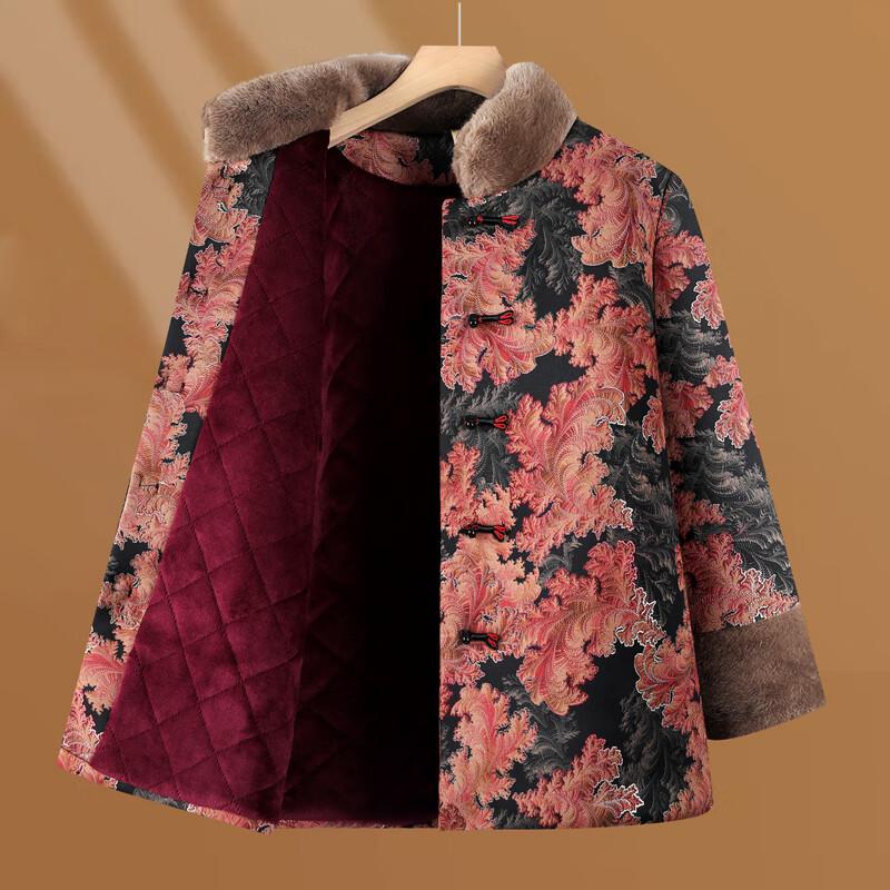 Elderly Women's New Chinese Style Winter Padded Jacket