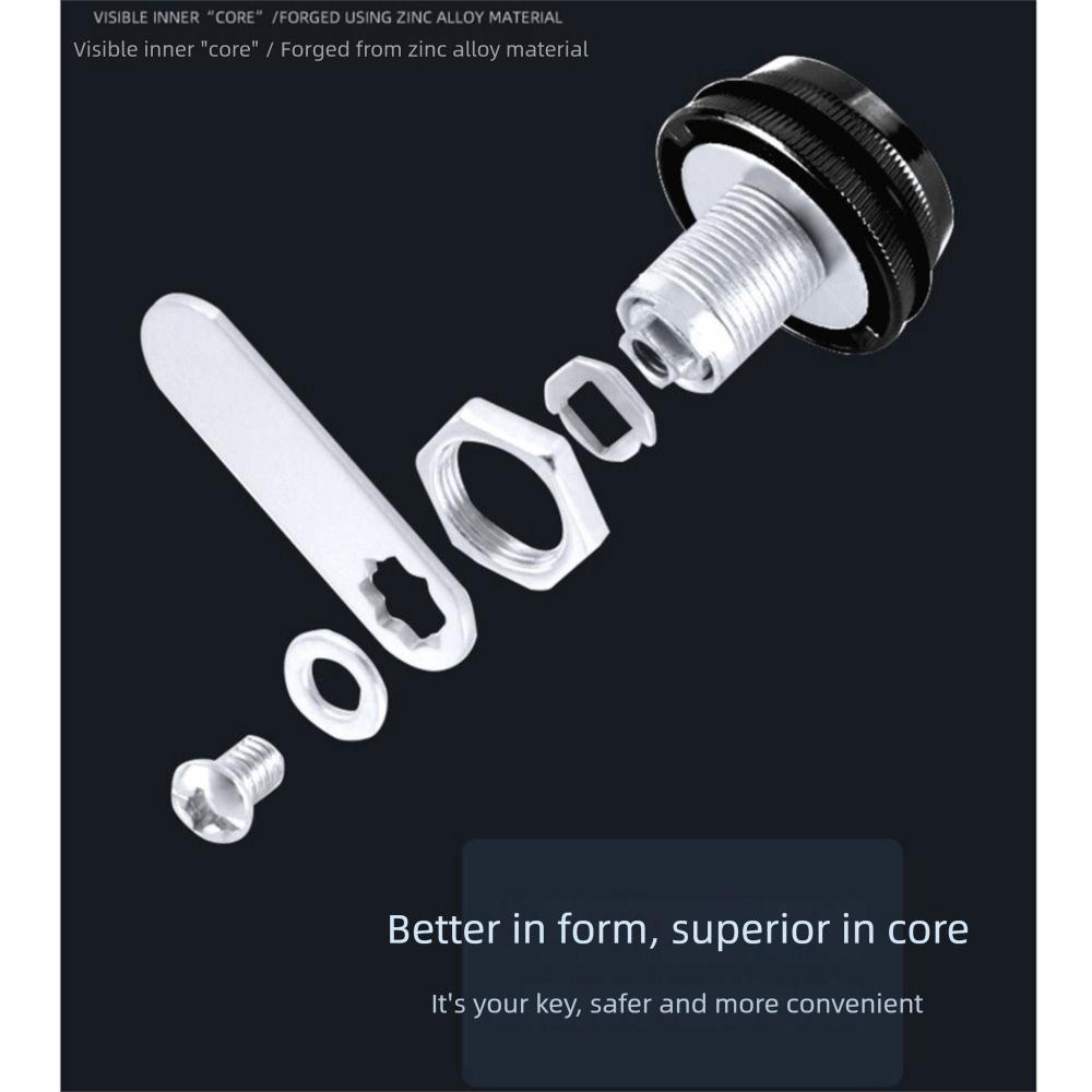 3-stelliges Passwortschrankschloss Zink Zink Zinklegierung Aktenschubladenschlösser mit Schraube Passwortcodiertes Schloss Schränke