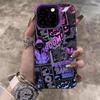 Apple 15ProMax mobile phone case ins wind Apple 14/13Pro trendy graffiti Apple 12/11Pro cartoon X