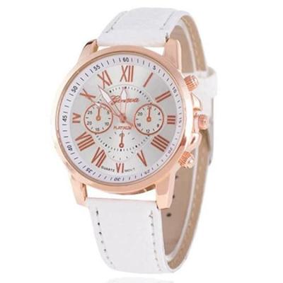 Zegarek Uroczy Damski Męski Analogowy Skórzany Pasek Kolorowy Codzienny Prosty Popularny Tani Cena