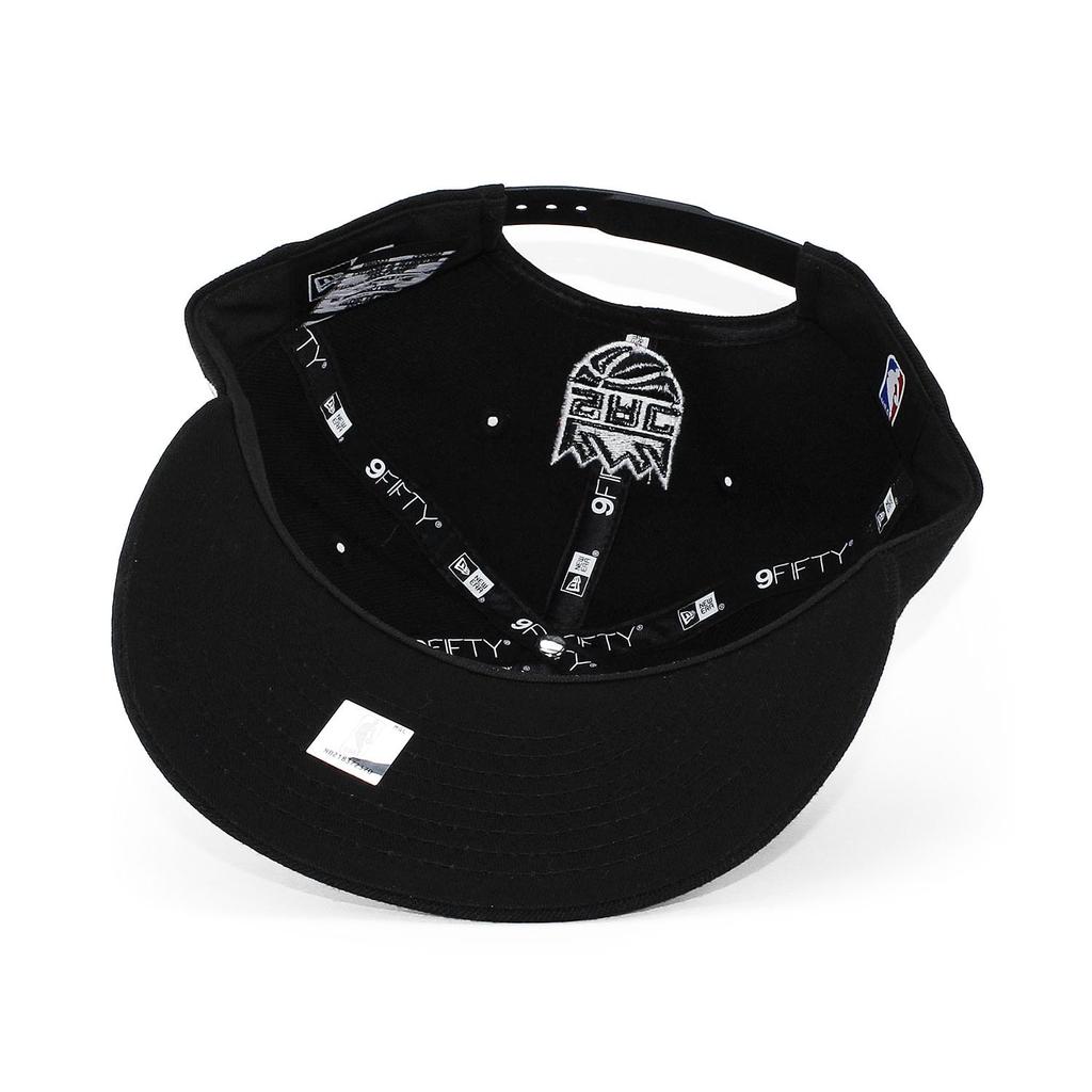 New Era Cap 9FIFTY Snapback SNAPBACK CAP 940 MLB MiLB NFL NBA MLS Hat BASIC (JP, Alphabet, Free Size, Sacramento Kings (BlackWhite)) [Used]