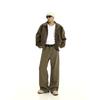 American vintage Washed Old Straight Casual Pants Men and Women Autumn and Winter Niche High Sense Simple and Versatile Loose Pants
